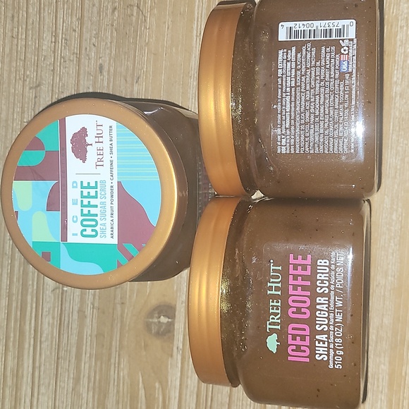 TREE HUT ICED COFFEE SHEA SUGAR SCRUB 18OZ 3pack - Picture 2 of 3